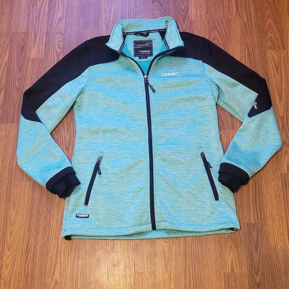Ignition by Choko Authentics Women’s M GMC Full Zip Collared Sweater Jacket B49